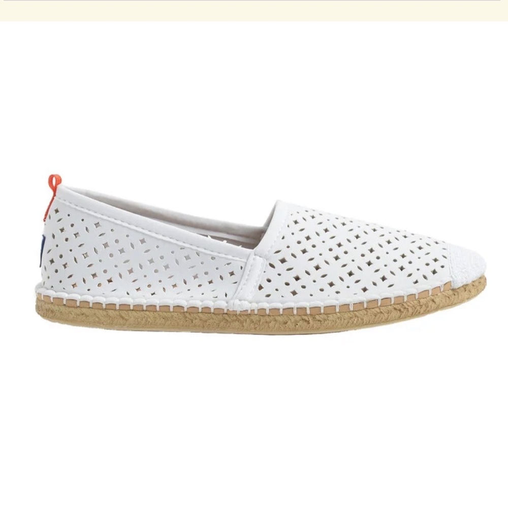 SEA STAR BEACHWEAR Women's Beachcomber Espadrille, White Eyelet - Picture 2 of 10